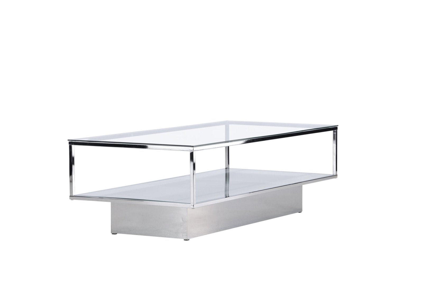 Furniture Fashion Maglehem Soffbord 60x130, Krom - Azalea Home
