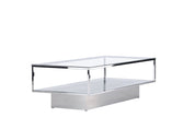 Furniture Fashion Maglehem Soffbord 60x130, Krom - Azalea Home