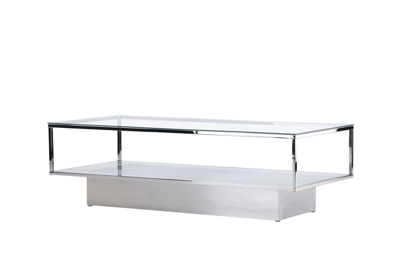 Furniture Fashion Maglehem Soffbord 60x130, Krom - Azalea Home