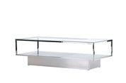 Furniture Fashion Maglehem Soffbord 60x130, Krom - Azalea Home