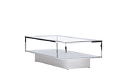 Furniture Fashion Maglehem Soffbord 60x130, Krom - Azalea Home