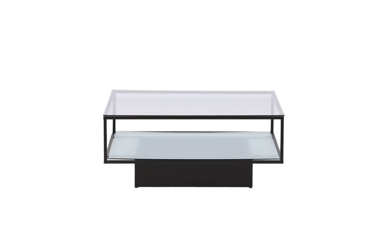 Furniture Fashion Maglehem Soffbord 90x90, Svart - Azalea Home