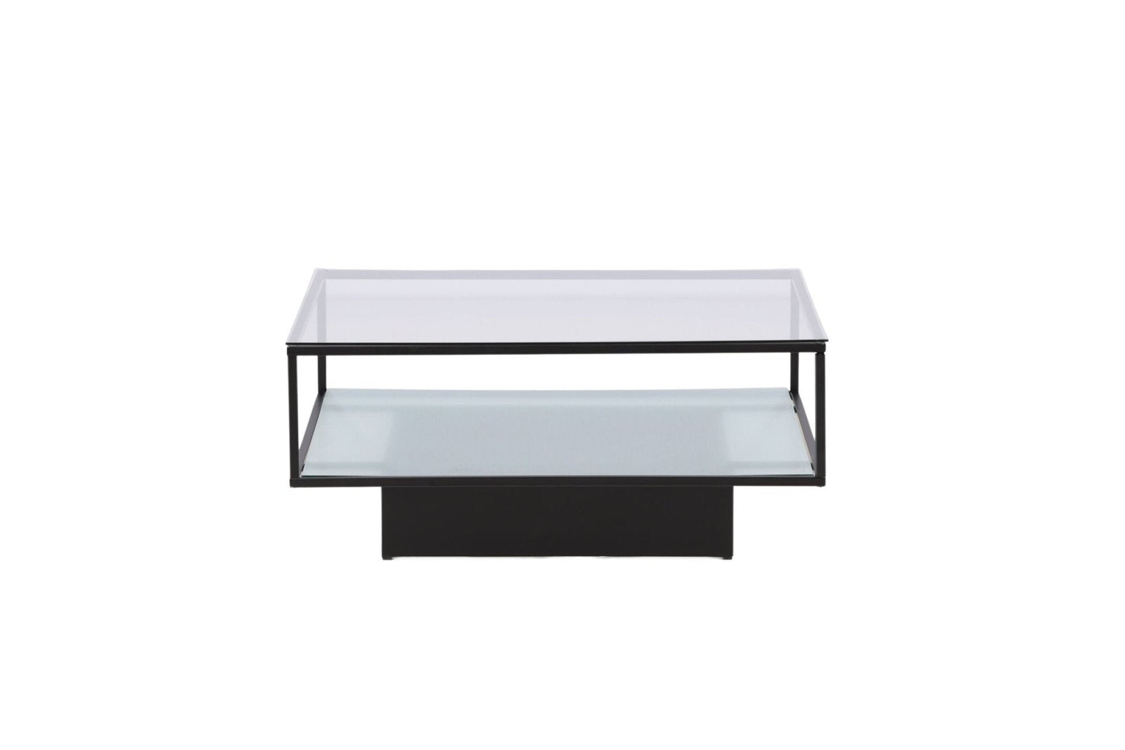 Furniture Fashion Maglehem Soffbord 90x90, Svart - Azalea Home