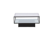 Furniture Fashion Maglehem Soffbord 90x90, Svart - Azalea Home