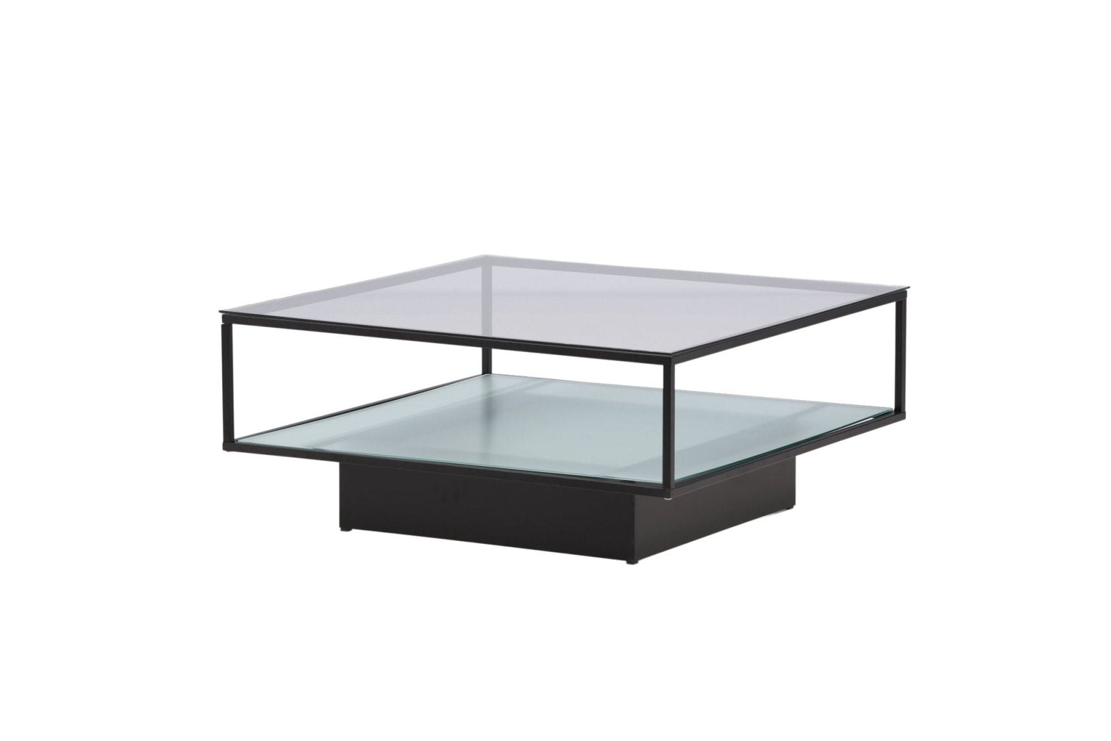 Furniture Fashion Maglehem Soffbord 90x90, Svart - Azalea Home