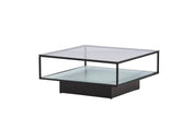 Furniture Fashion Maglehem Soffbord 90x90, Svart - Azalea Home