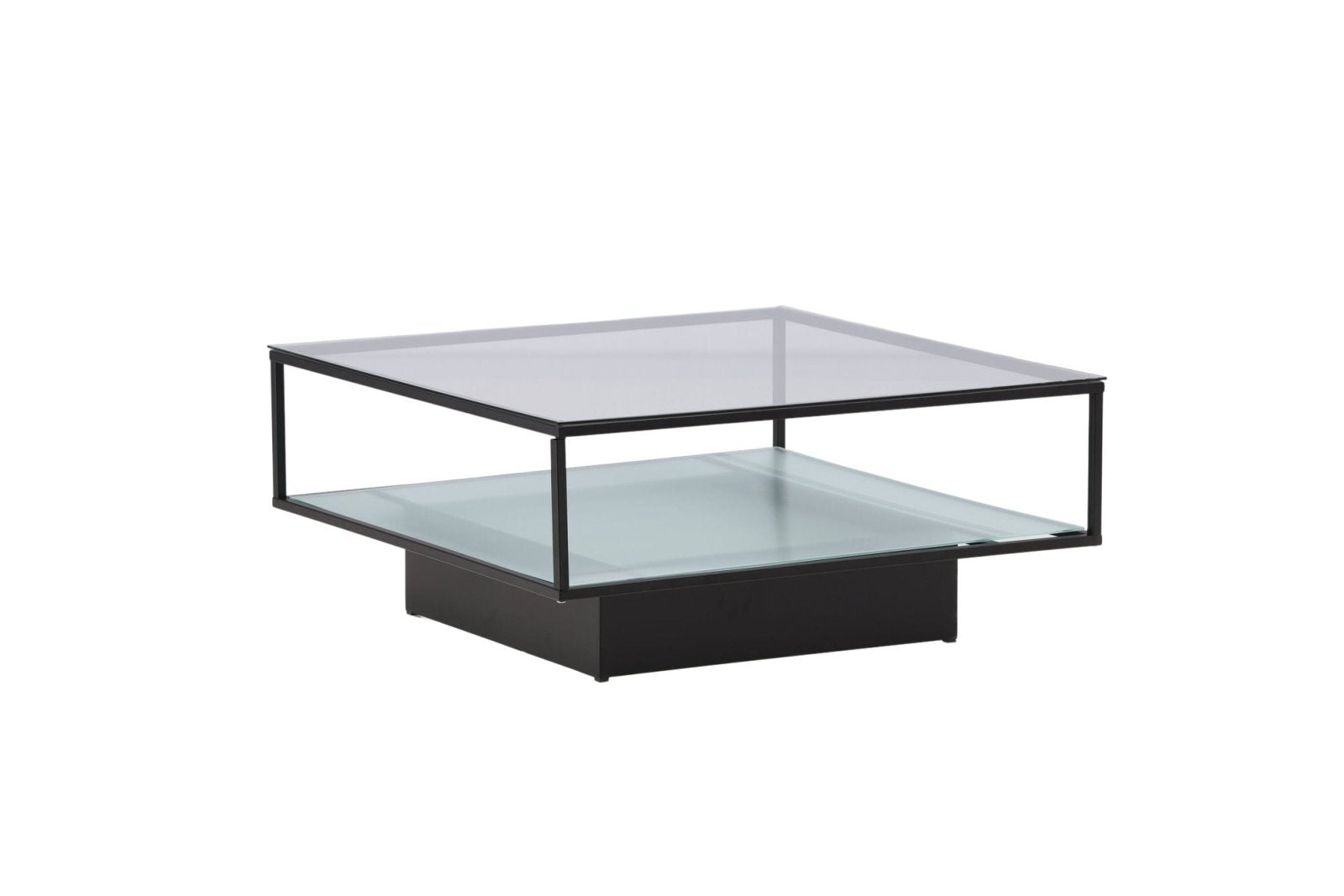 Furniture Fashion Maglehem Soffbord 90x90, Svart - Azalea Home