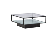 Furniture Fashion Maglehem Soffbord 90x90, Svart - Azalea Home