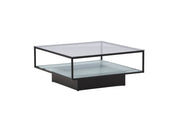 Furniture Fashion Maglehem Soffbord 90x90, Svart - Azalea Home