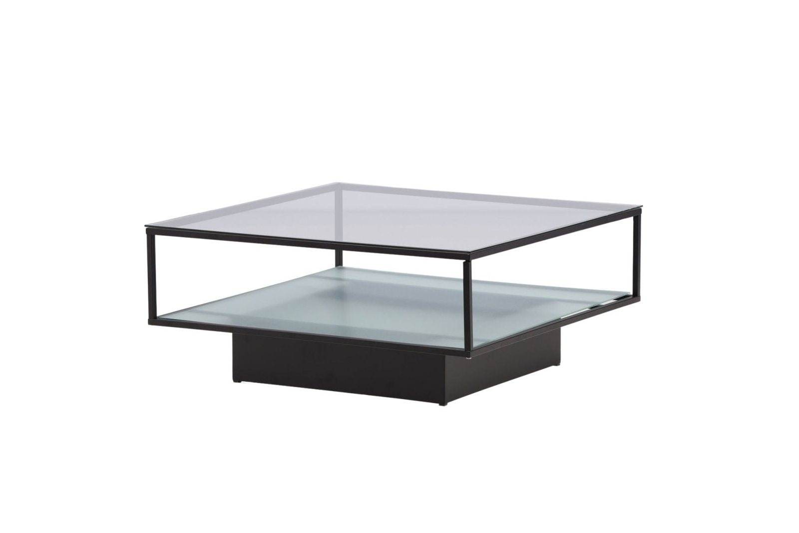 Furniture Fashion Maglehem Soffbord 90x90, Svart - Azalea Home