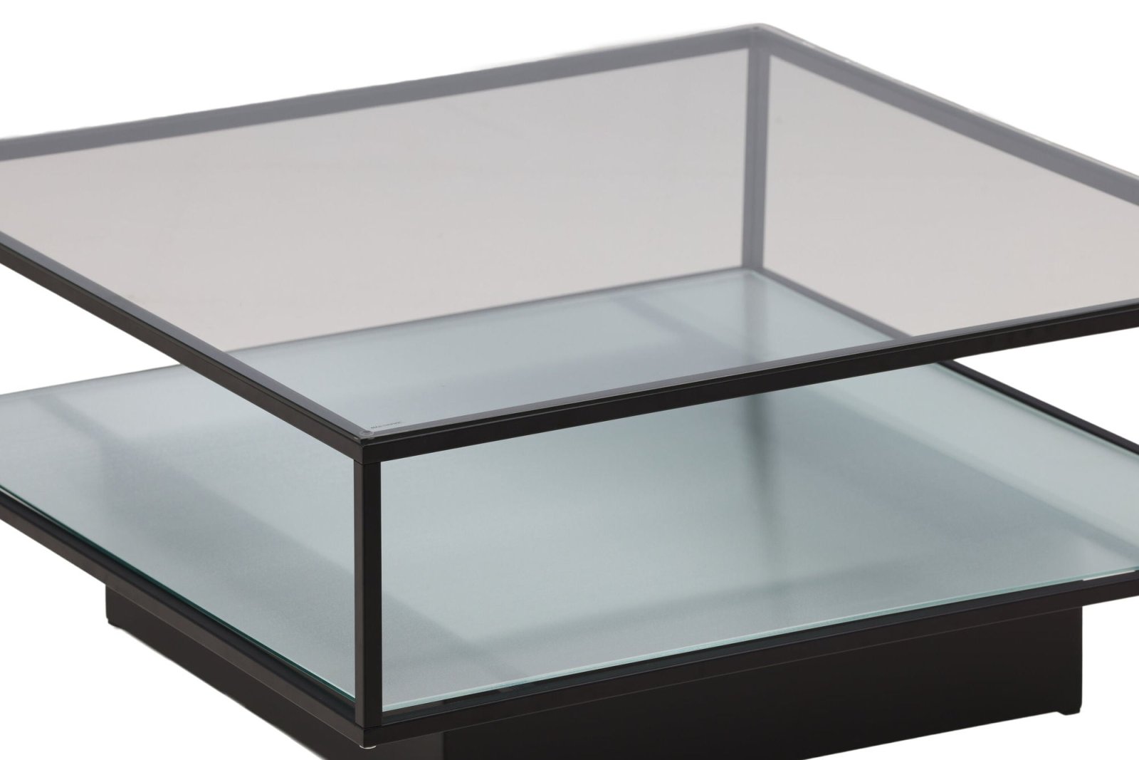 Furniture Fashion Maglehem Soffbord 90x90, Svart - Azalea Home