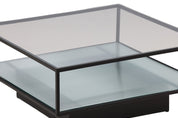 Furniture Fashion Maglehem Soffbord 90x90, Svart - Azalea Home