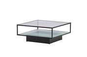 Furniture Fashion Maglehem Soffbord 90x90, Svart - Azalea Home