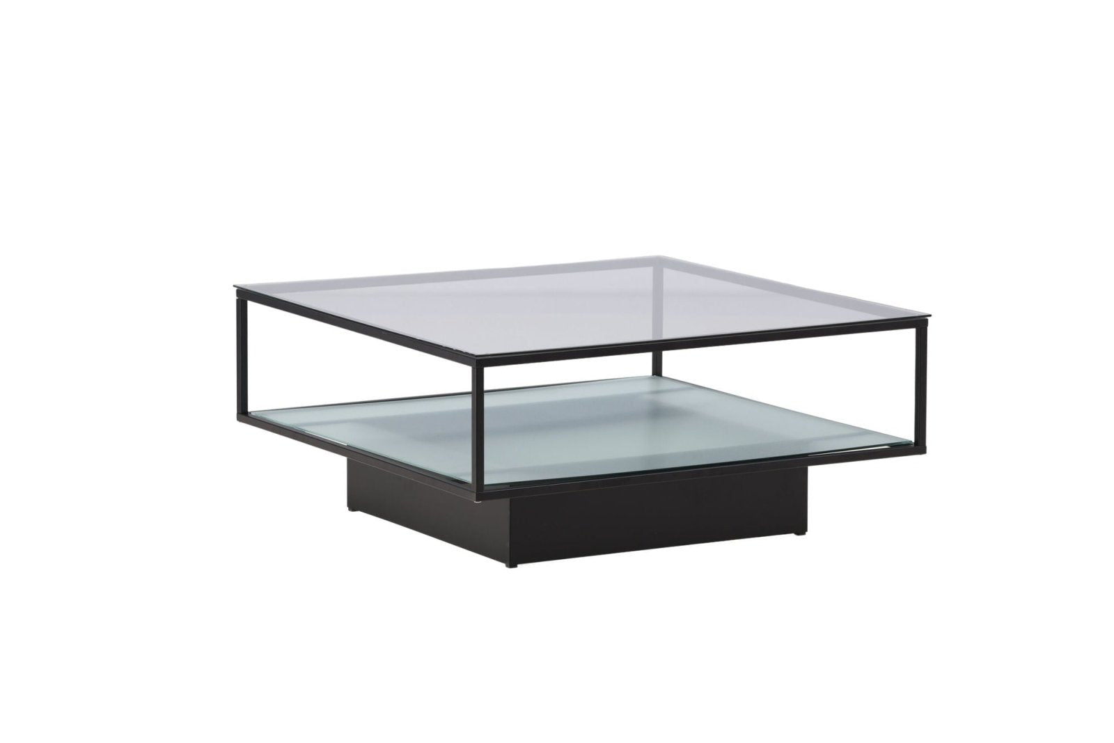 Furniture Fashion Maglehem Soffbord 90x90, Svart - Azalea Home