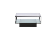 Furniture Fashion Maglehem Soffbord 90x90, Svart - Azalea Home