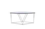 Furniture Fashion Österlen Soffbord Ø100, Krom - Azalea Home