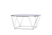 Furniture Fashion Österlen Soffbord Ø100, Krom - Azalea Home
