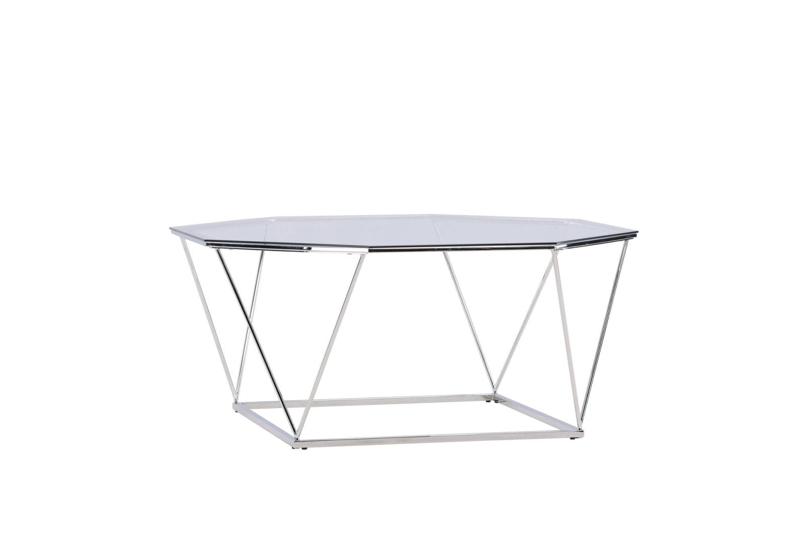 Furniture Fashion Österlen Soffbord Ø100, Krom - Azalea Home