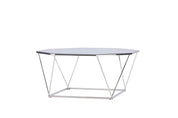 Furniture Fashion Österlen Soffbord Ø100, Krom - Azalea Home