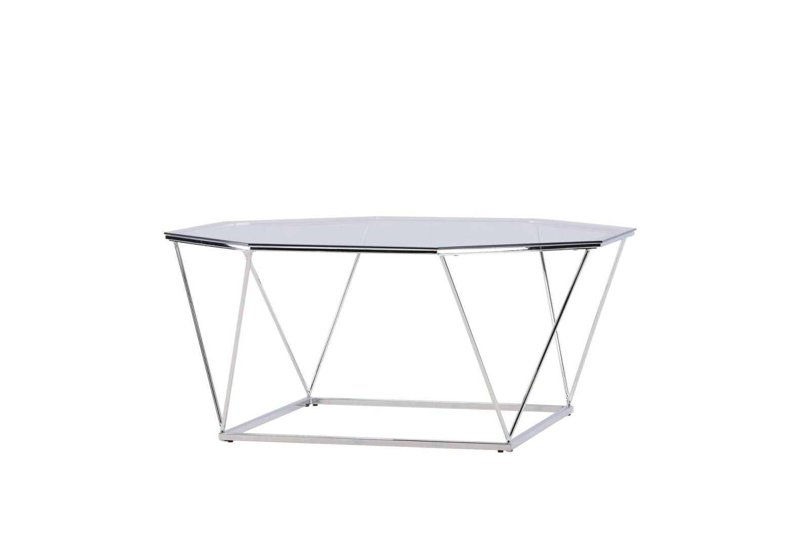 Furniture Fashion Österlen Soffbord Ø100, Krom - Azalea Home
