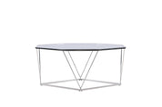 Furniture Fashion Österlen Soffbord Ø100, Krom - Azalea Home