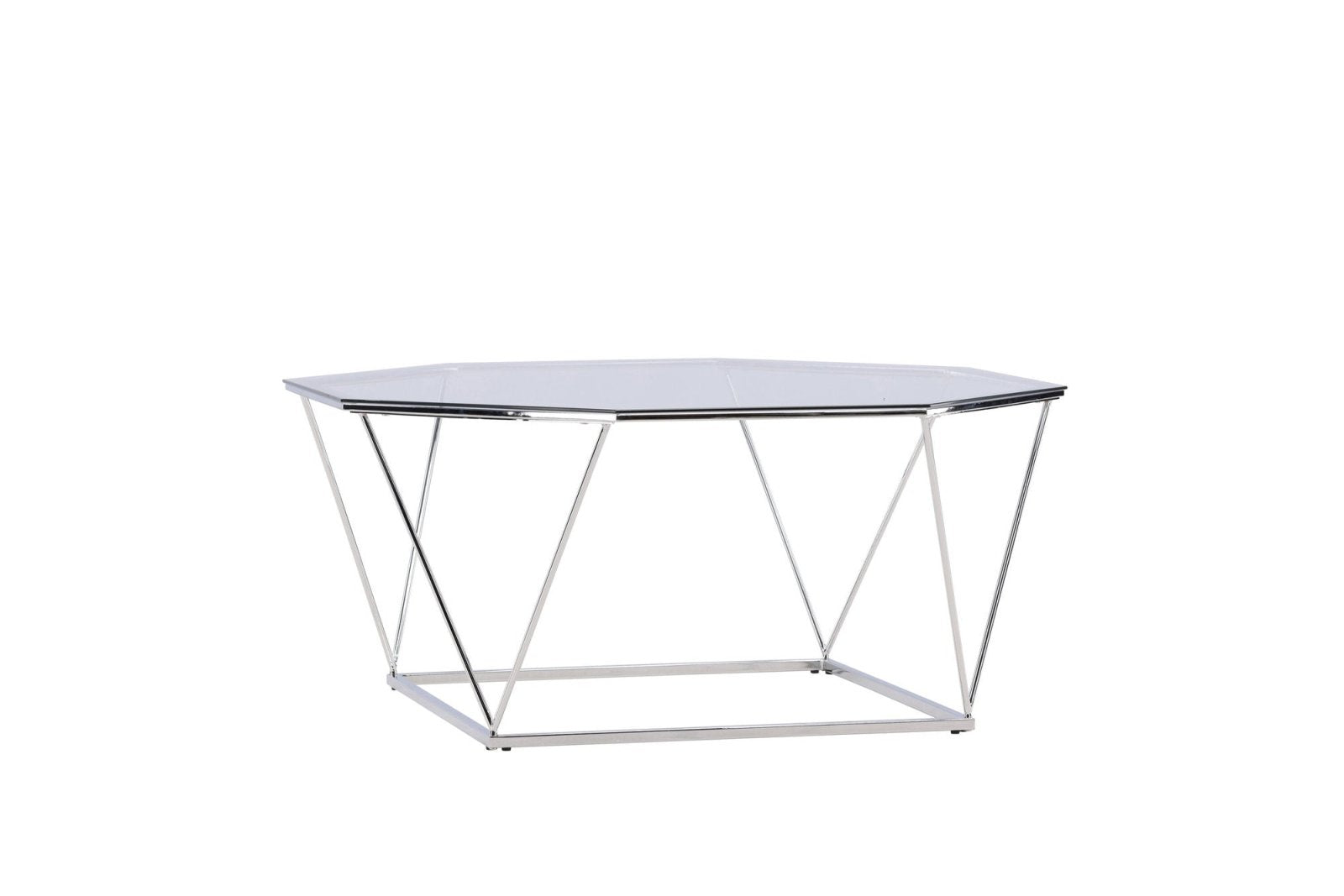 Furniture Fashion Österlen Soffbord Ø100, Krom - Azalea Home