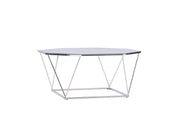 Furniture Fashion Österlen Soffbord Ø100, Krom - Azalea Home