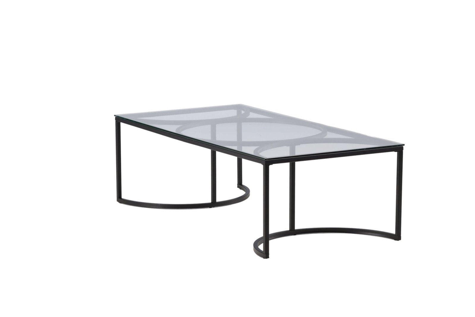 Furniture Fashion Skanör Soffbord 70 x 140 cm, Svart - Azalea Home