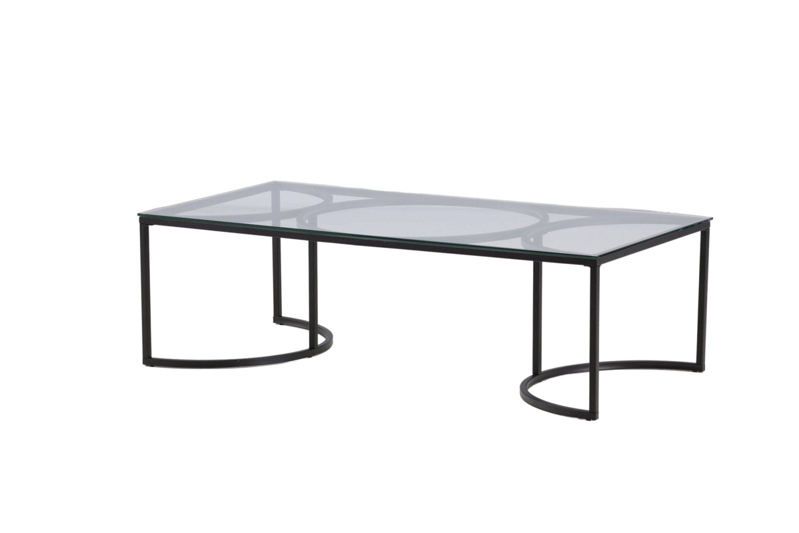 Furniture Fashion Skanör Soffbord 70 x 140 cm, Svart - Azalea Home