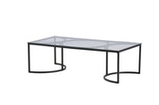 Furniture Fashion Skanör Soffbord 70 x 140 cm, Svart - Azalea Home