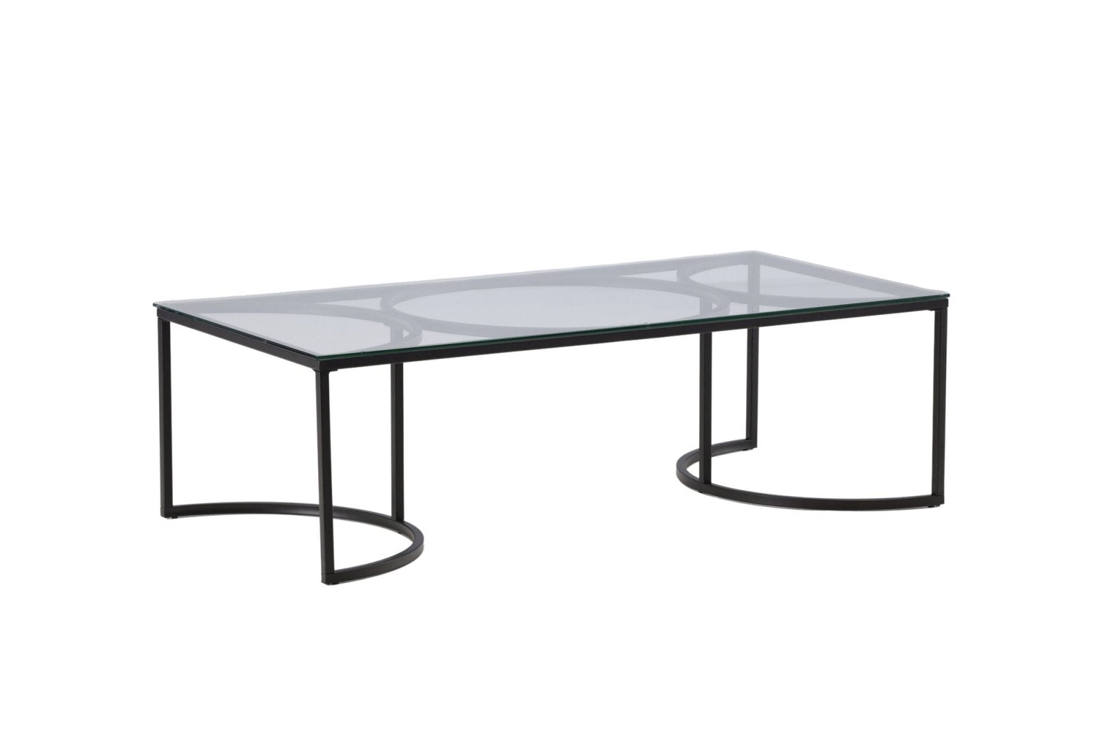 Furniture Fashion Skanör Soffbord 70 x 140 cm, Svart - Azalea Home