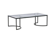 Furniture Fashion Skanör Soffbord 70 x 140 cm, Svart - Azalea Home