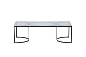 Furniture Fashion Skanör Soffbord 70 x 140 cm, Svart - Azalea Home