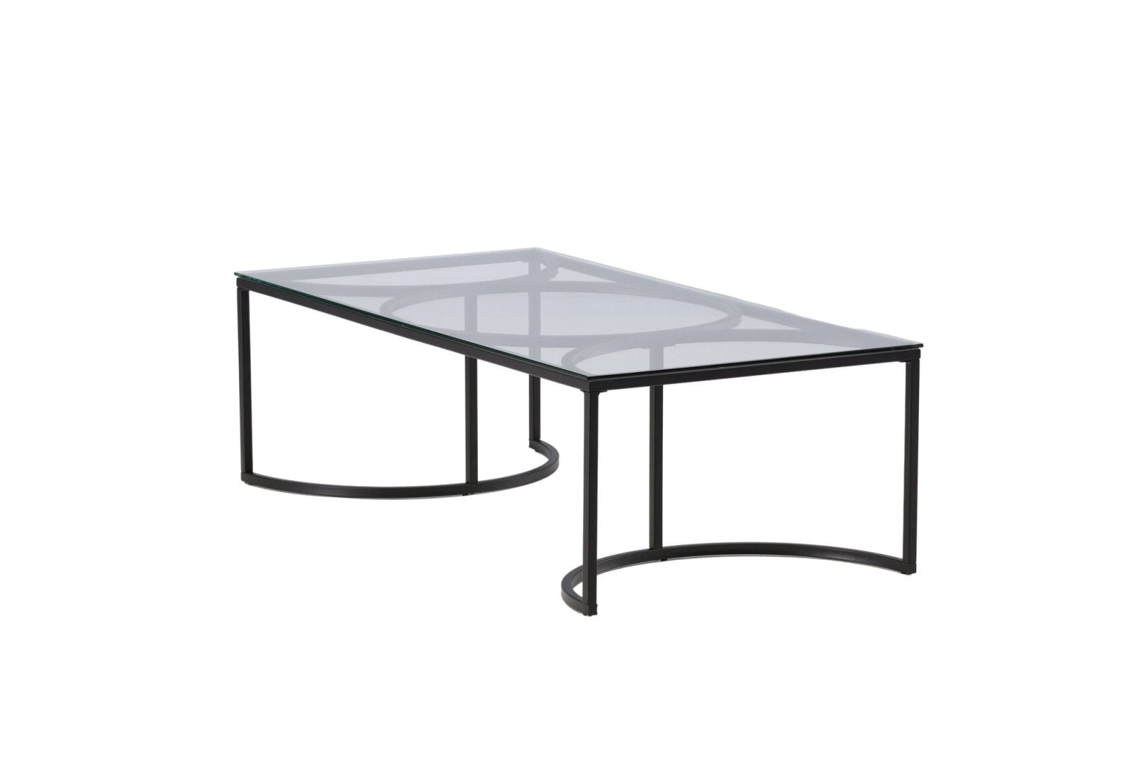 Furniture Fashion Skanör Soffbord 70 x 140 cm, Svart - Azalea Home
