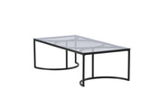 Furniture Fashion Skanör Soffbord 70 x 140 cm, Svart - Azalea Home