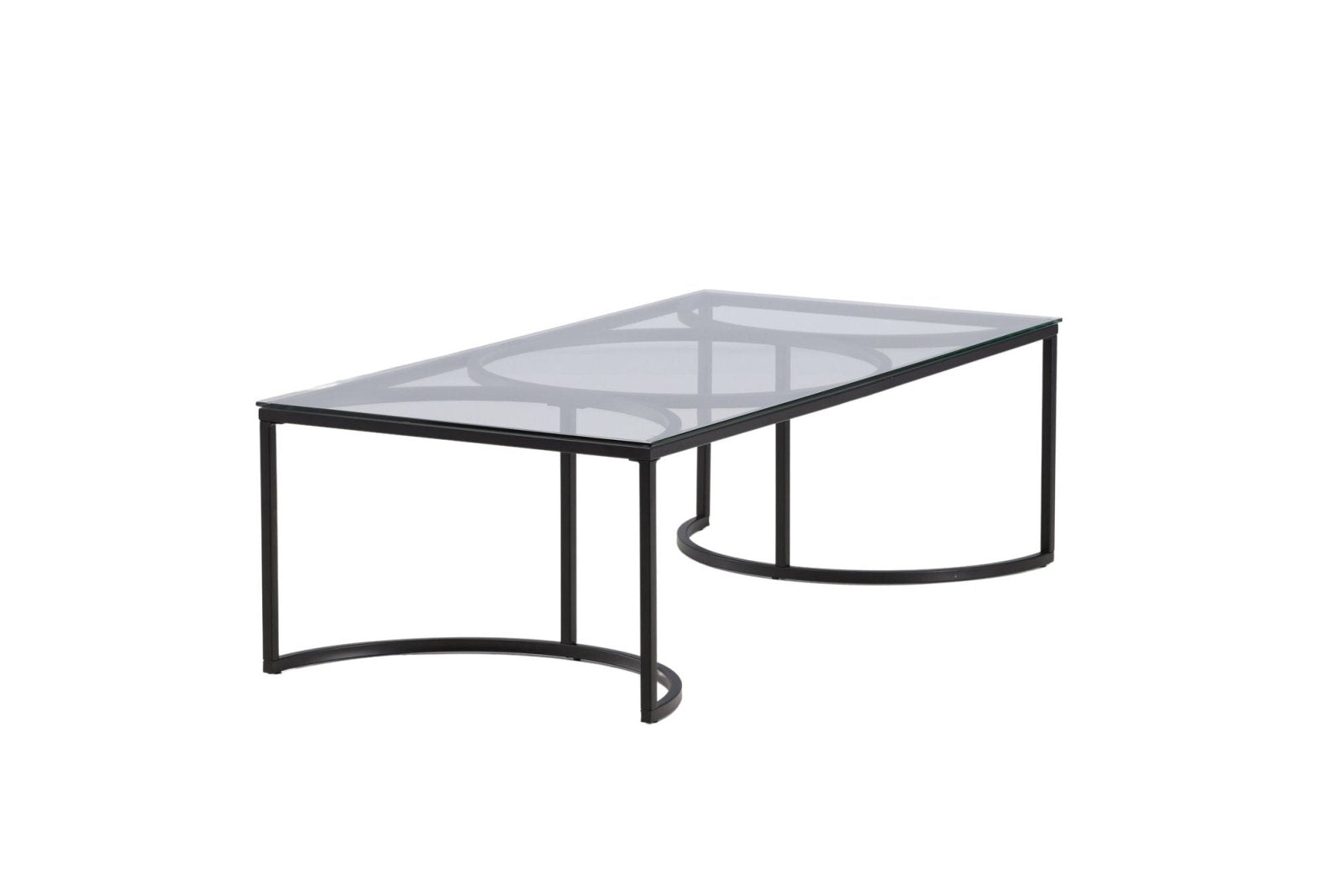 Furniture Fashion Skanör Soffbord 70 x 140 cm, Svart - Azalea Home