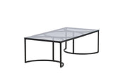 Furniture Fashion Skanör Soffbord 70 x 140 cm, Svart - Azalea Home