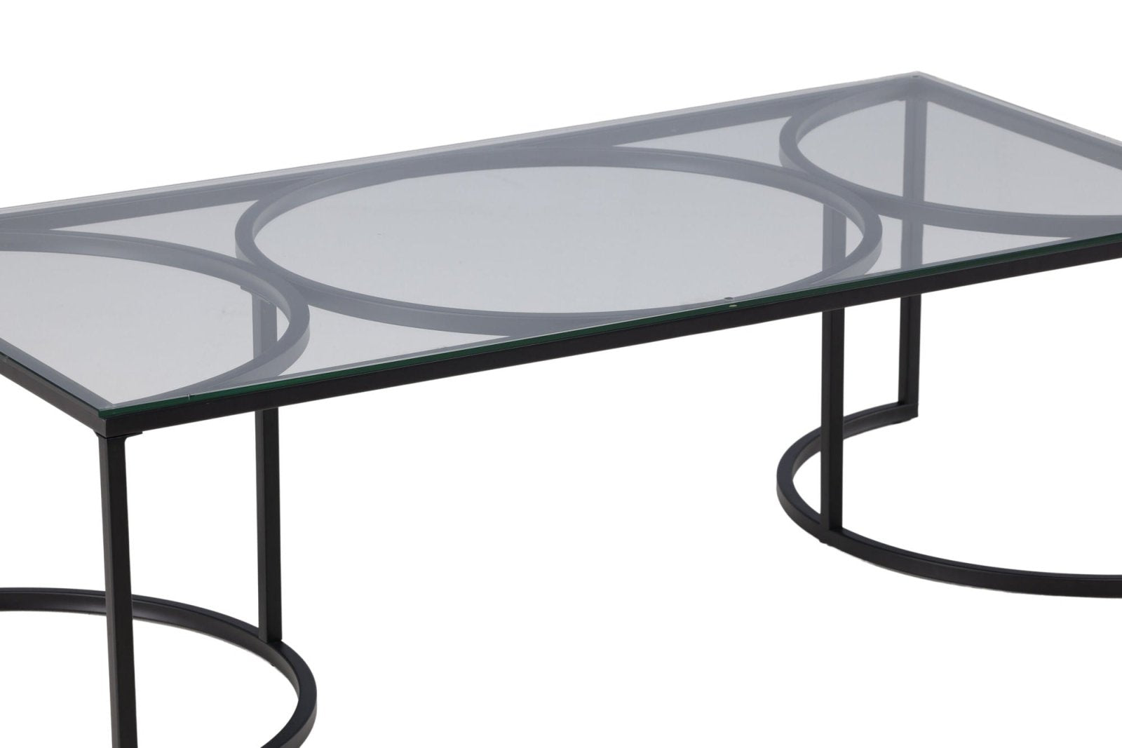Furniture Fashion Skanör Soffbord 70 x 140 cm, Svart - Azalea Home