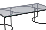 Furniture Fashion Skanör Soffbord 70 x 140 cm, Svart - Azalea Home