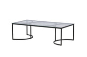 Furniture Fashion Skanör Soffbord 70 x 140 cm, Svart - Azalea Home