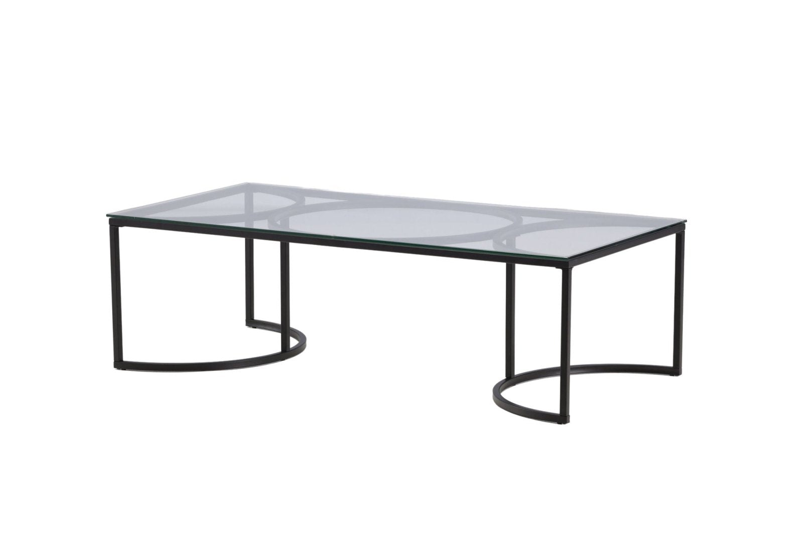Furniture Fashion Skanör Soffbord 70 x 140 cm, Svart - Azalea Home