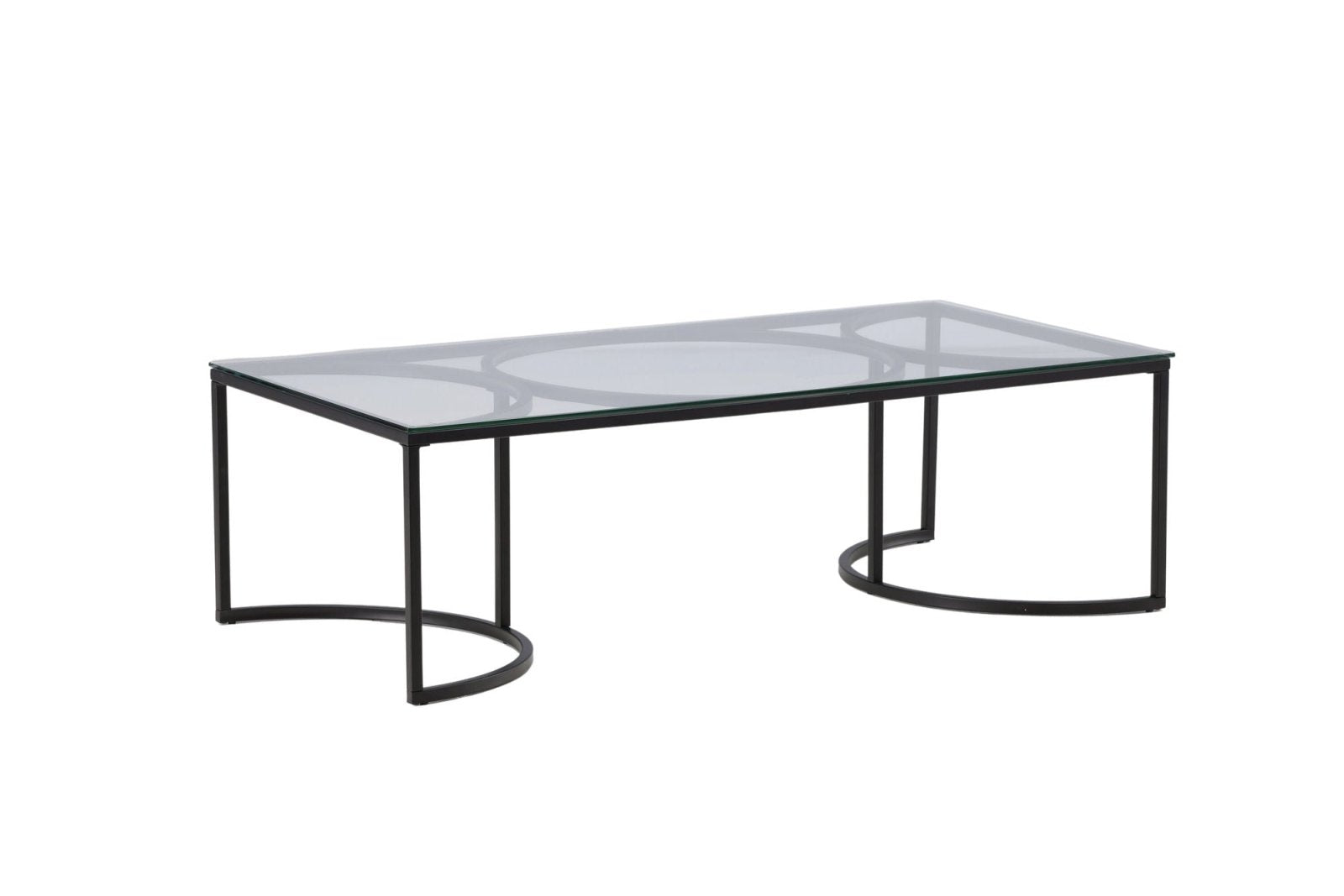 Furniture Fashion Skanör Soffbord 70 x 140 cm, Svart - Azalea Home
