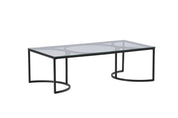 Furniture Fashion Skanör Soffbord 70 x 140 cm, Svart - Azalea Home
