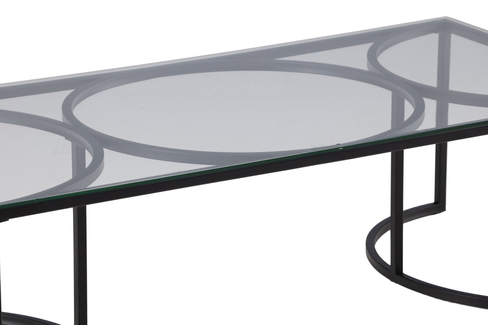 Furniture Fashion Skanör Soffbord 70 x 140 cm, Svart - Azalea Home