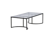 Furniture Fashion Skanör Soffbord 70 x 140 cm, Svart - Azalea Home