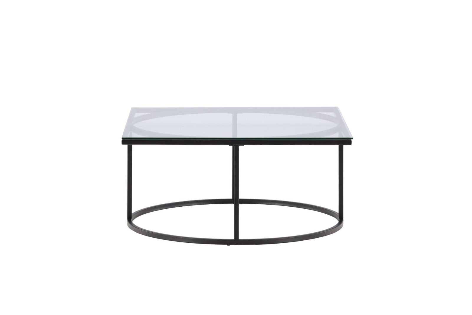 Furniture Fashion Skanör Soffbord 90x90, Svart - Azalea Home