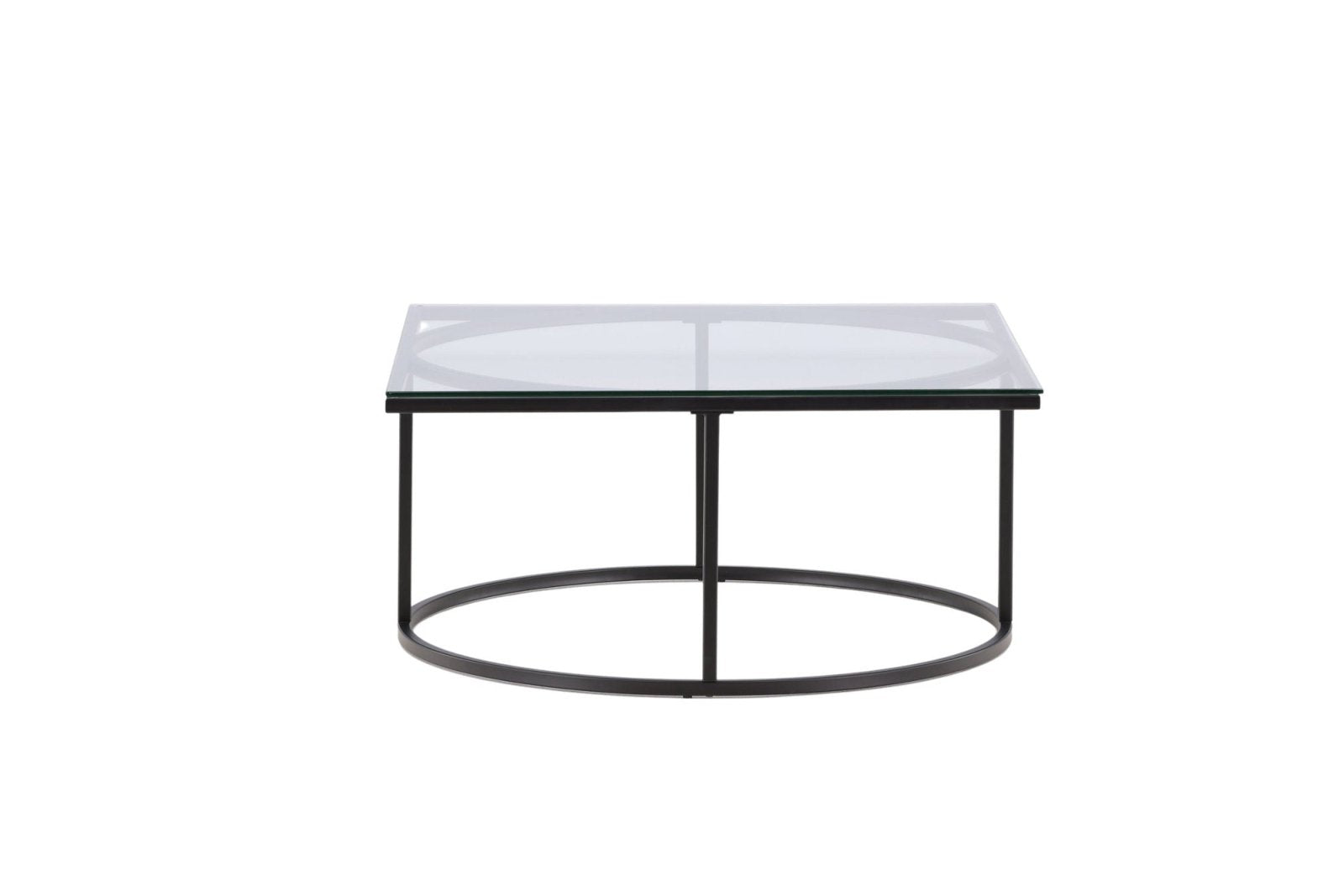 Furniture Fashion Skanör Soffbord 90x90, Svart - Azalea Home