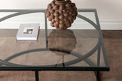 Furniture Fashion Skanör Soffbord 90x90, Svart - Azalea Home