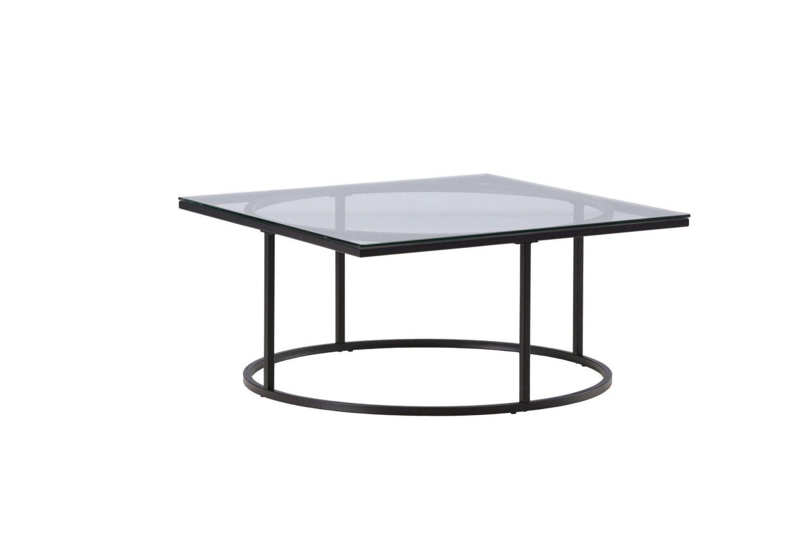Furniture Fashion Skanör Soffbord 90x90, Svart - Azalea Home