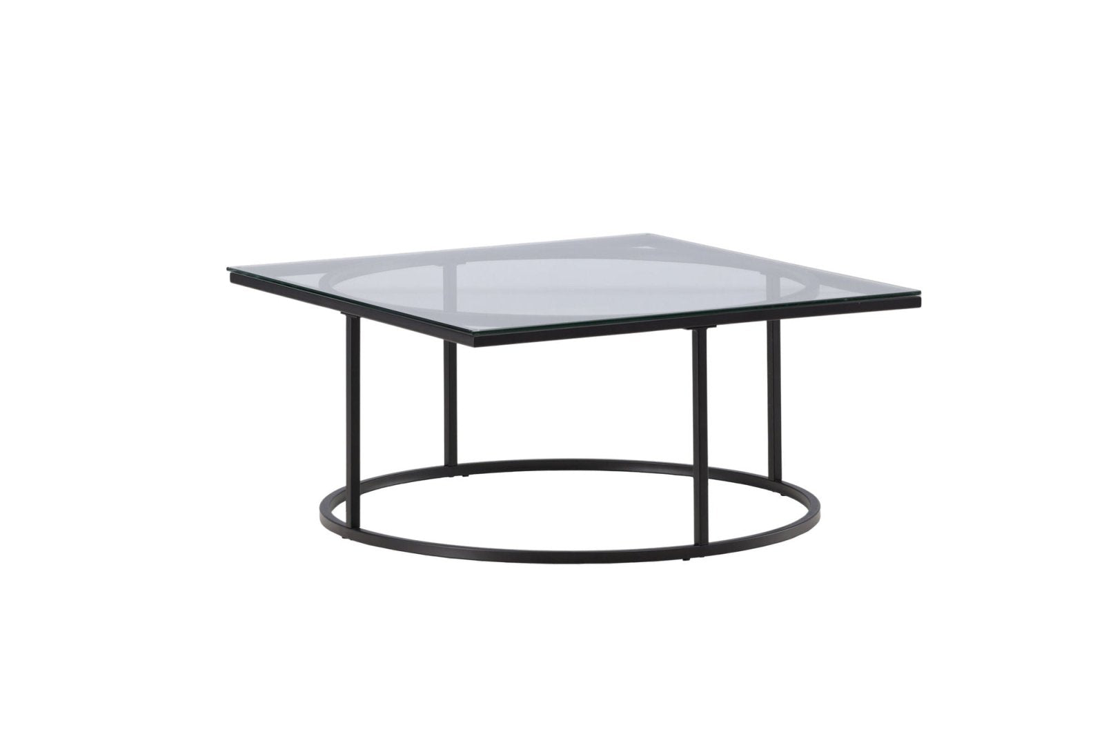 Furniture Fashion Skanör Soffbord 90x90, Svart - Azalea Home